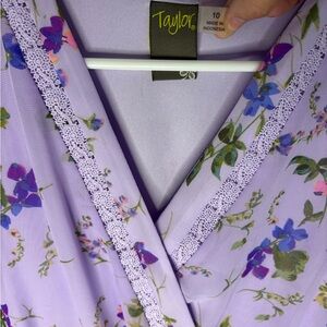 Taylor Purple Floral Women's Robe